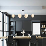 Hanglampen - Hanglamp 6 - lichts Crème Glas Radiance - Dimehouse