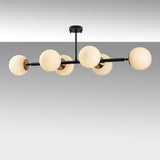 Hanglampen - Hanglamp 6 - lichts Crème Glas Radiance - Dimehouse