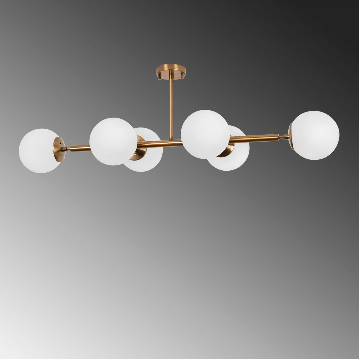 Hanglampen - Hanglamp 6 - lichts Bronskleurig Glas Radiance - Dimehouse