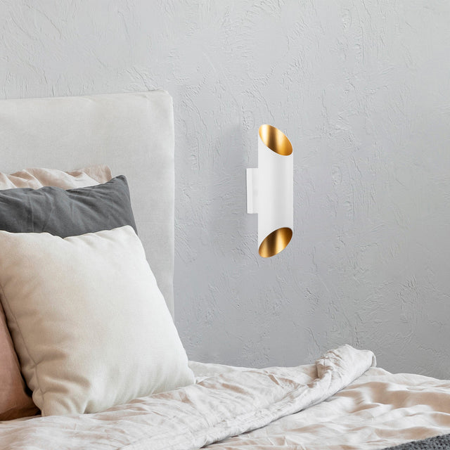 Wandlampen - Wandlamp Wit Metaal Juniper - Dimehouse
