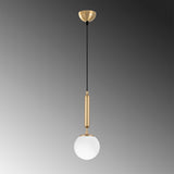 Hanglampen - Hanglamp 1 - lichts Goud Glas Cascade - Dimehouse