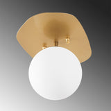 Plafondlampen - Plafondlamp 1 - lichts Goud Glas Axel - Dimehouse