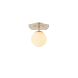 Plafondlampen - Plafondlamp 1 - lichts Goud Glas Axel - Dimehouse