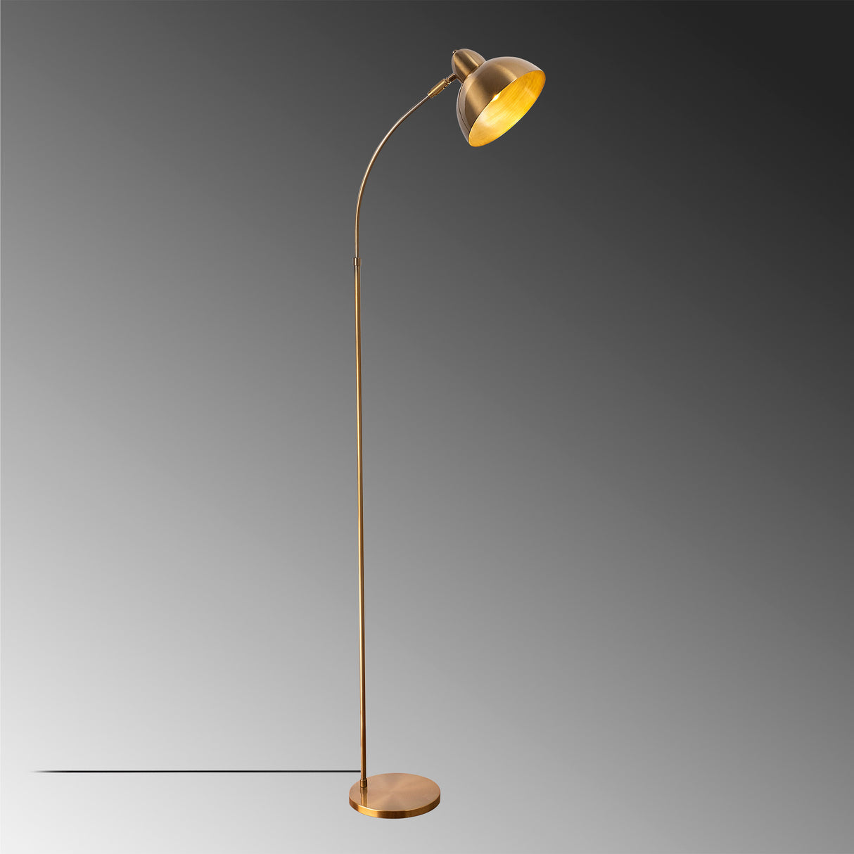 Vloerlampen - Vloerlamp Bronskleurig Metaal Bane - Dimehouse