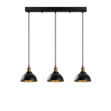 Hanglampen - Hanglamp 3 - lichts Zwart Metaal Lynx - Dimehouse