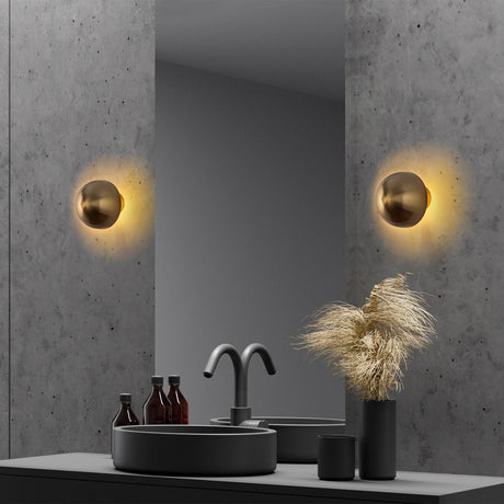 Lampada da parete Gold Metal Dusk