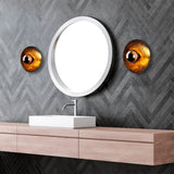 Lampada da parete color rame 28 cm Metallo Elevate