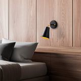 Wandlampen - Wandlamp Zwart Goud Glas Glacier - Dimehouse