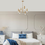 Hanglampen - Hanglamp 6 - lichts Goud Metaal Arctic - Dimehouse