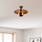 Lampada da soffitto 38 cm Elevate in metallo color rame