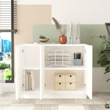Wandkasten - Wandkast Delta Wit Melamine 89,9x73,8x38,1 cm - Dimehouse