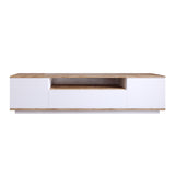 Mobile TV Salerno Pino Atlantico Bianco Melaminico 180x44,6x44,5 cm