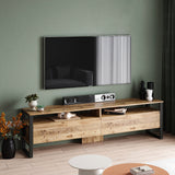 Set di mobili TV in pino atlantico Sable melaminico 180x56x35,5 cm