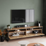 Set di mobili TV in pino atlantico Sable melaminico 180x56x35,5 cm