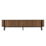 Nexus tv-meubel eikenlook zwart 180 cm Kafkas eikenlook / Zwart Gemelamineerd hout