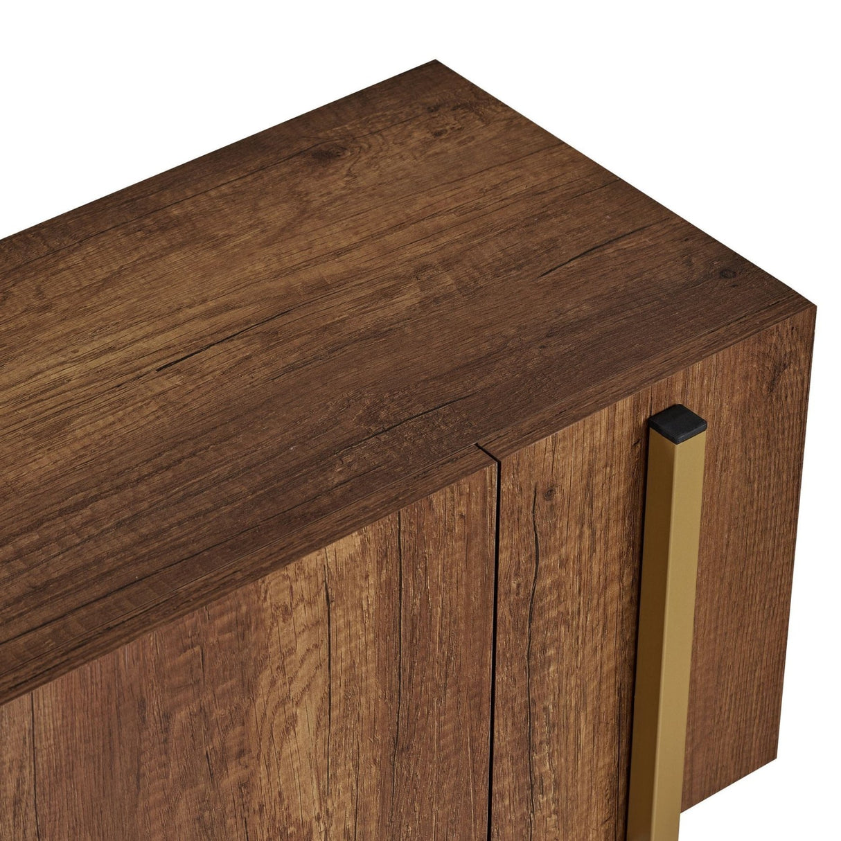 Mobile TV Nexus aspetto noce con oro 180 cm Aspetto barocco noce con oro Legno rivestito melaminico