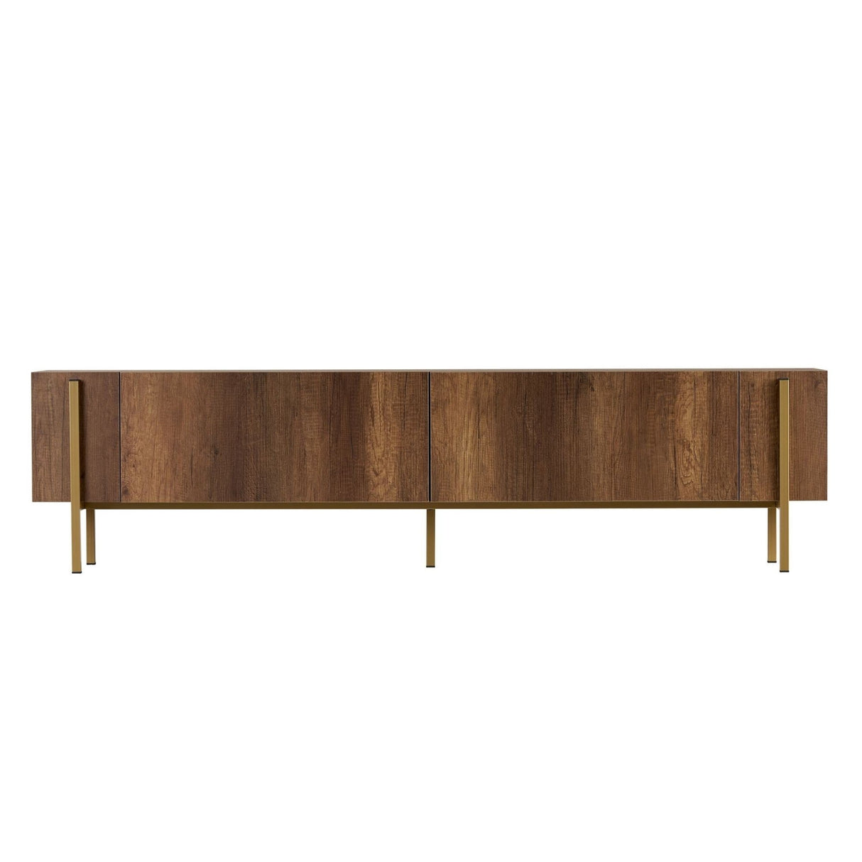 Mobile TV Nexus aspetto noce con oro 180 cm Aspetto barocco noce con oro Legno rivestito melaminico