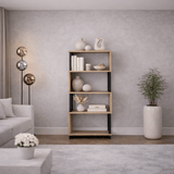 Libreria Ceylan Noce Melaminico 80x128x22 cm