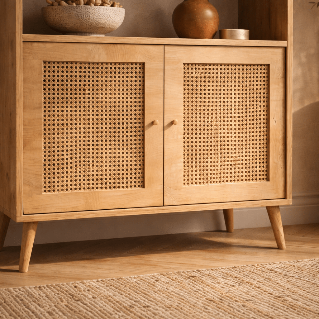 Libreria Hazeran Rovere Faggio 40x90x158 cm