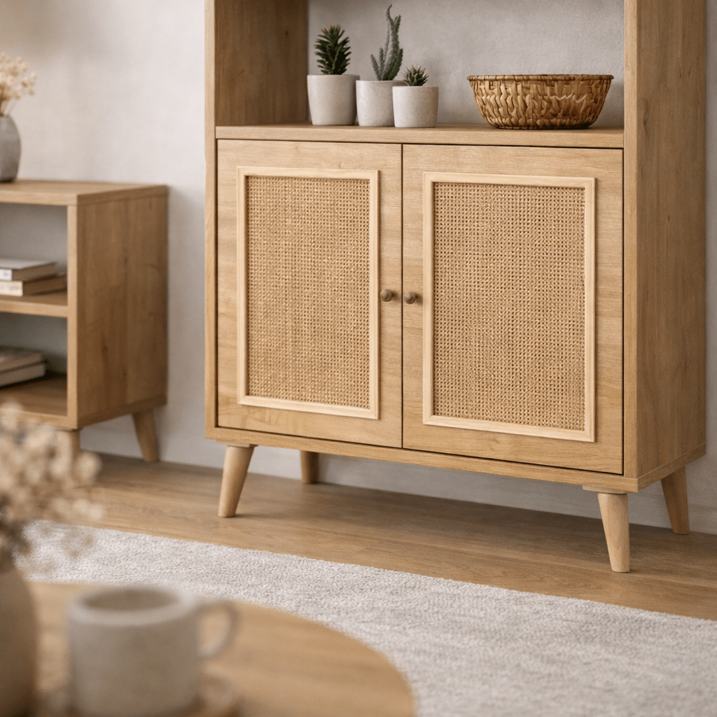 Libreria Jut Rovere Faggio 40x110x90 cm