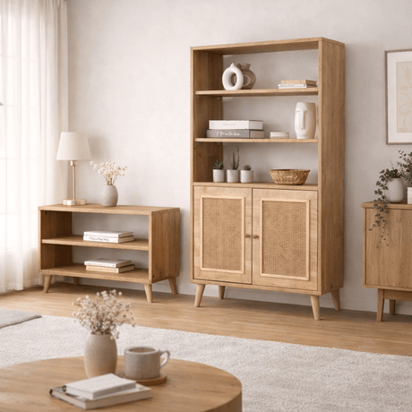 Libreria Jut Rovere Faggio 40x110x90 cm