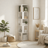 Libreria Piano Bianco Melaminico 34x161x34 cm