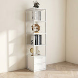 Libreria Robbins White Melaminico Bianco 39x160x39 cm
