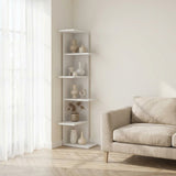 Libreria Saso Melaminico Bianco 37x141x24 cm