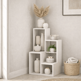 Scaffale componibile melaminico bianco Sule 42x89x20 cm