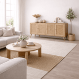 Dressoirs - Calvin Dressoir Rotan - Eikenlook met soft - close 180 cm Melamine - Dimehouse
