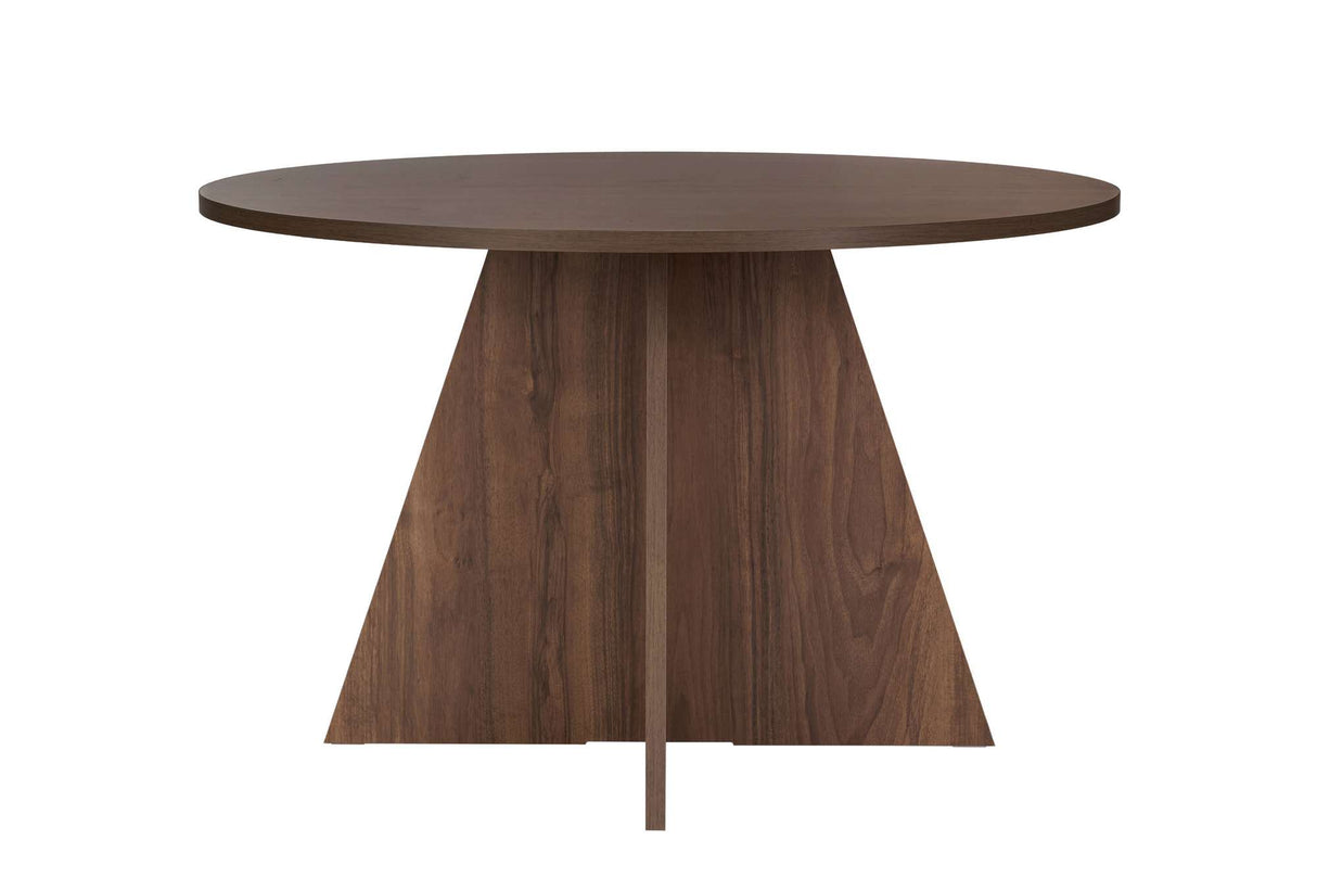 Tavolo da pranzo rotondo Noce Mary - 125 cm