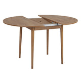 Eettafels - Eettafel Eiken Melamine uitschuifbaar 100 - 130 cm - Vienna - Dimehouse