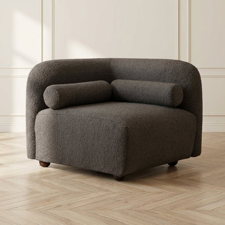 Poltrona Viktor Dark Grey foto suggestiva in un interno moderno