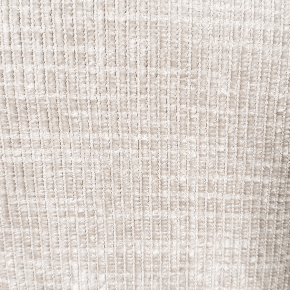 Divano angolare con chaise longue in tessuto ciniglia beige Manon - sinistra