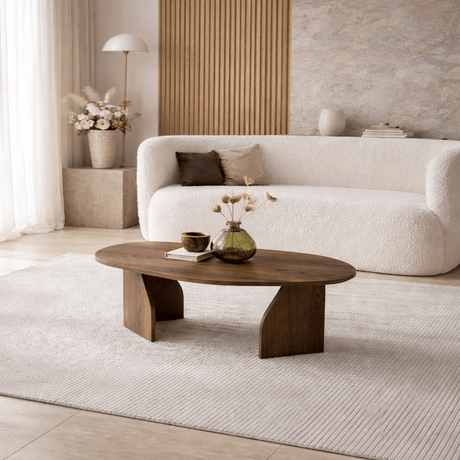 Organische Salontafel Walnoot Melamine Rack - 105x65 cm