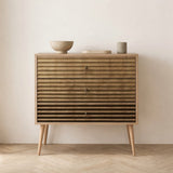 Ladekasten - Ladekast Trio Sonoma Eik Melamine 80x90x40 cm - Dimehouse