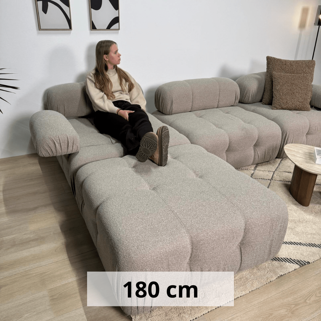 Divano componibile 2 posti Doblo beige