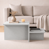 Tavolino Melaminico Grigio - 80 x 40 cm - Eterna