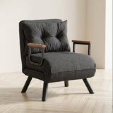 Poltrona letto Sando Dark Grey foto suggestiva in un interno moderno