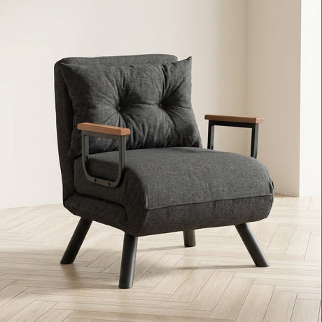 Poltrona letto Sando Dark Grey foto suggestiva in un interno moderno
