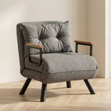 Poltrona letto Sando Light Grey foto suggestiva in un interno moderno
