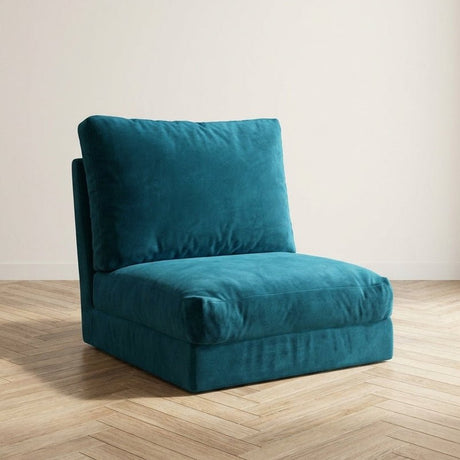 Poltrona letto Taida Green foto suggestiva in un interno moderno