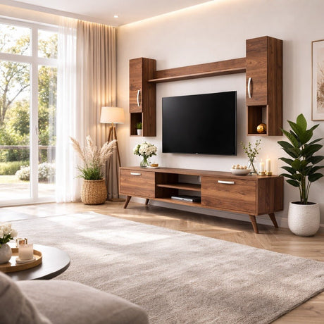 Set Mobile TV Alta Noce Melaminico 180x48,6x35 cm