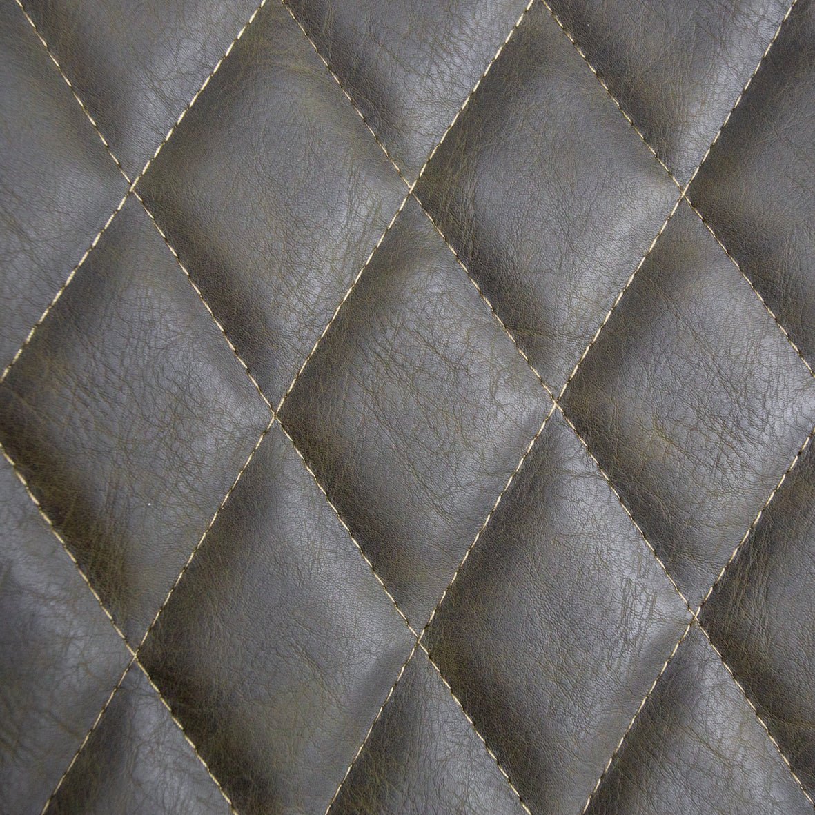 Barkrukken - Industriële barkruk Juno Groen Kunstleer - Zithoogte 70 cm - Zonder Armleuningen - Dimehouse