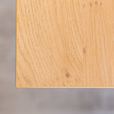 Eettafels - Eettafel Lenzo Rustiek Eiken - Zwarte X - poot - Dimehouse