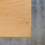 Eettafels - Eettafel Lenzo Rustiek Eiken U - poot wit - Dimehouse