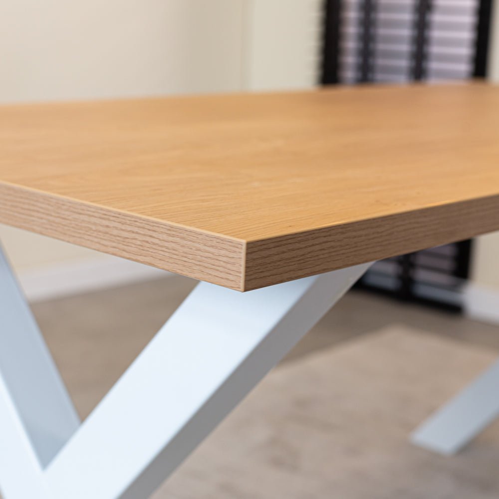 Piano tavolo 190x100 Melaminico Rovere Look Lenzo - Rovere Robson