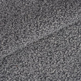 Set di 4 sedie da pranzo scandinave Swift in tessuto bouclé grigio - Senza braccioli