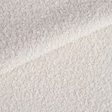 Set di 4 sedie da pranzo scandinave in tessuto bouclé crema Swift - Senza braccioli