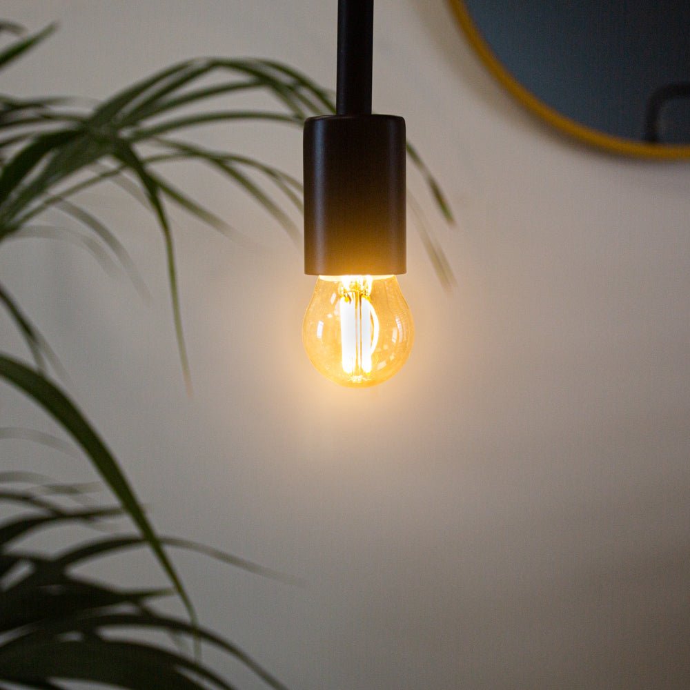 Lichtbronnen - Lichtbron Led Filament bol Ø4,5 amberkleurig - Dimehouse